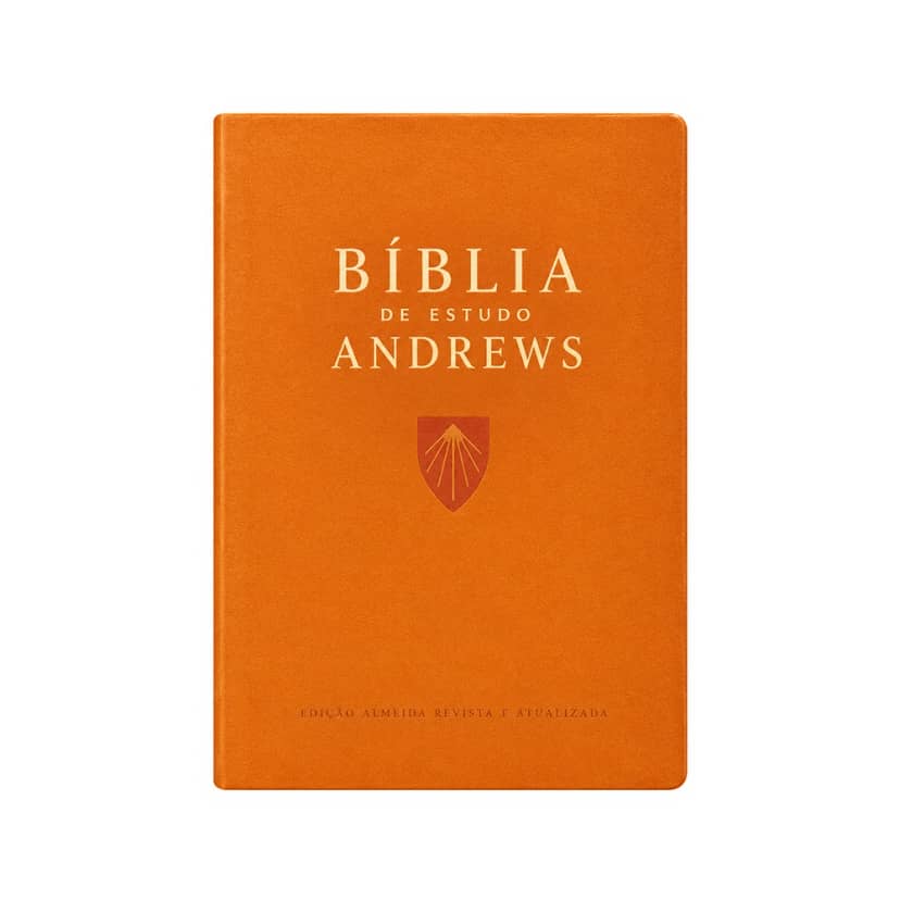 Bíblia de Estudo Andrews NAA - Capa Couro Marrom