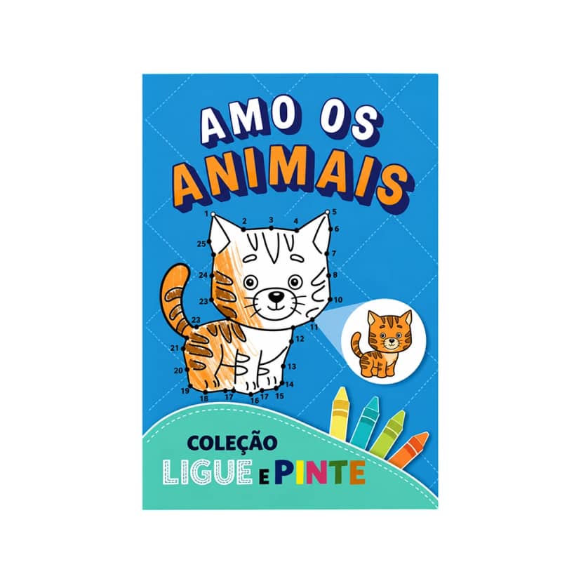 Amo os Animais CPB Ligue e Pinte