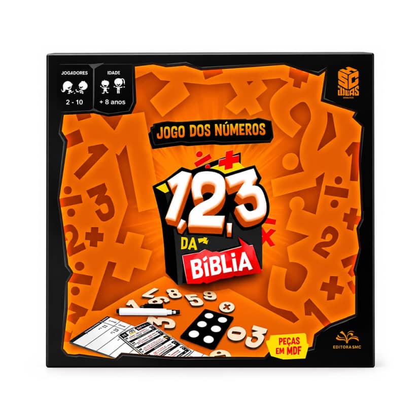 Jogo da Biblia 1-2-3 SHC cartas