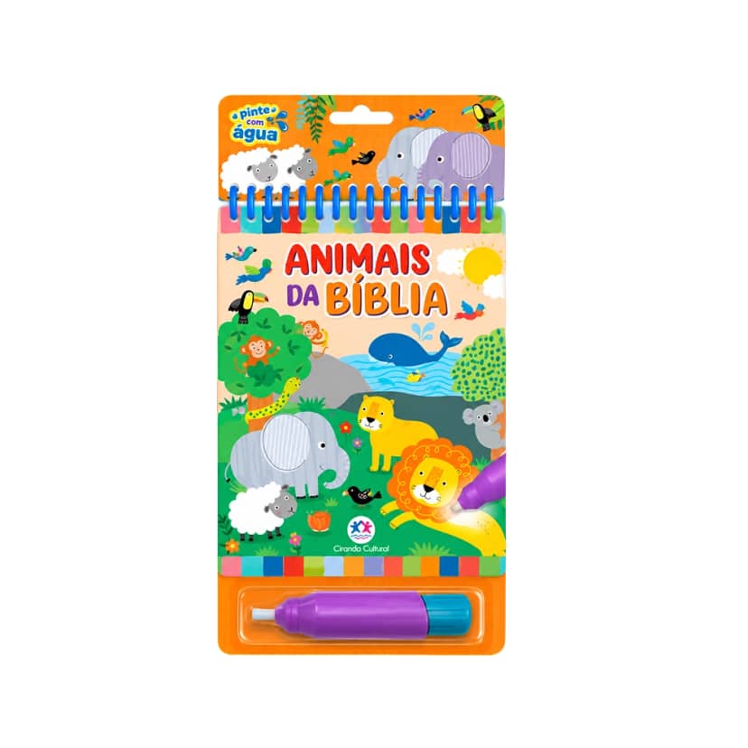 Aquabook Animais Ciranda Cultural Encadernação Espiral