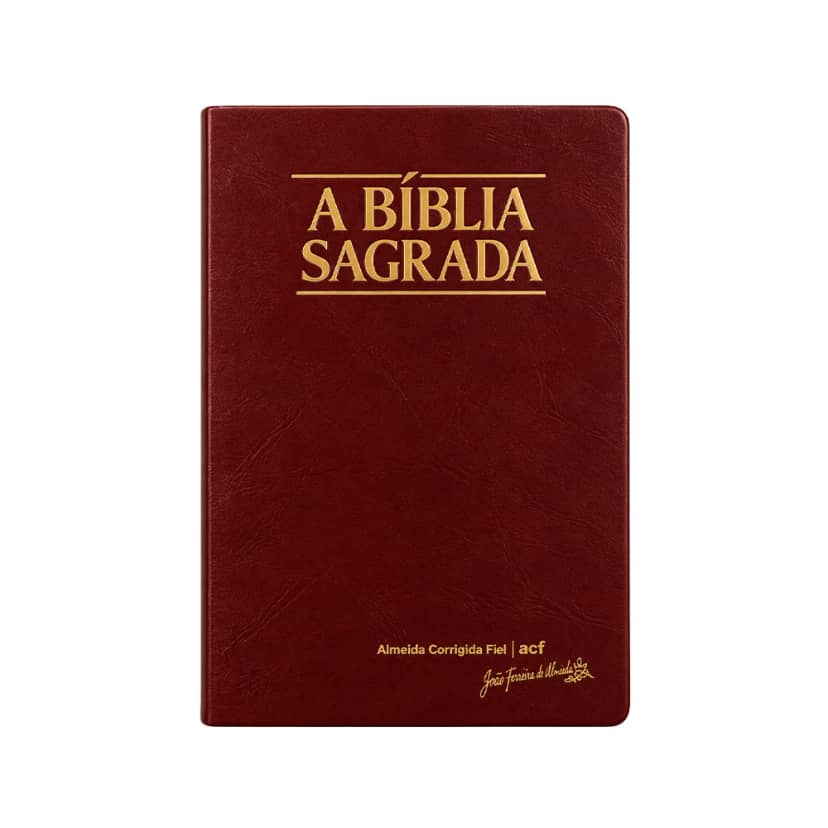 Bíblia Sup Legível ACF Capa Mogno
