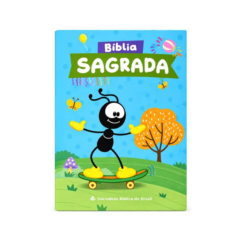 Bíblia Sagrada Azul SBB Smilinguido
