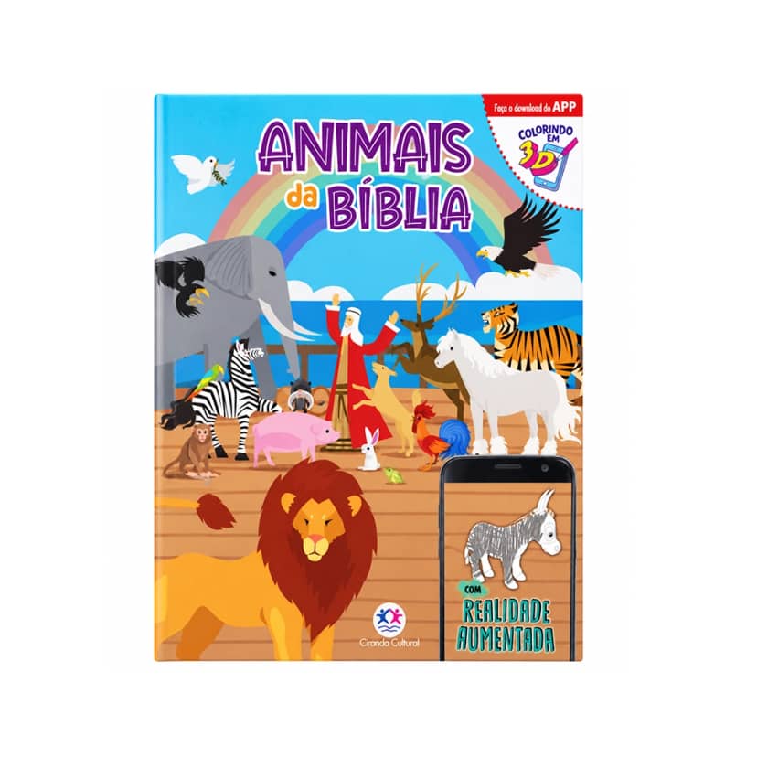 Animais da Bíblia: Livro de Colorir 3D | Ciranda Cultural