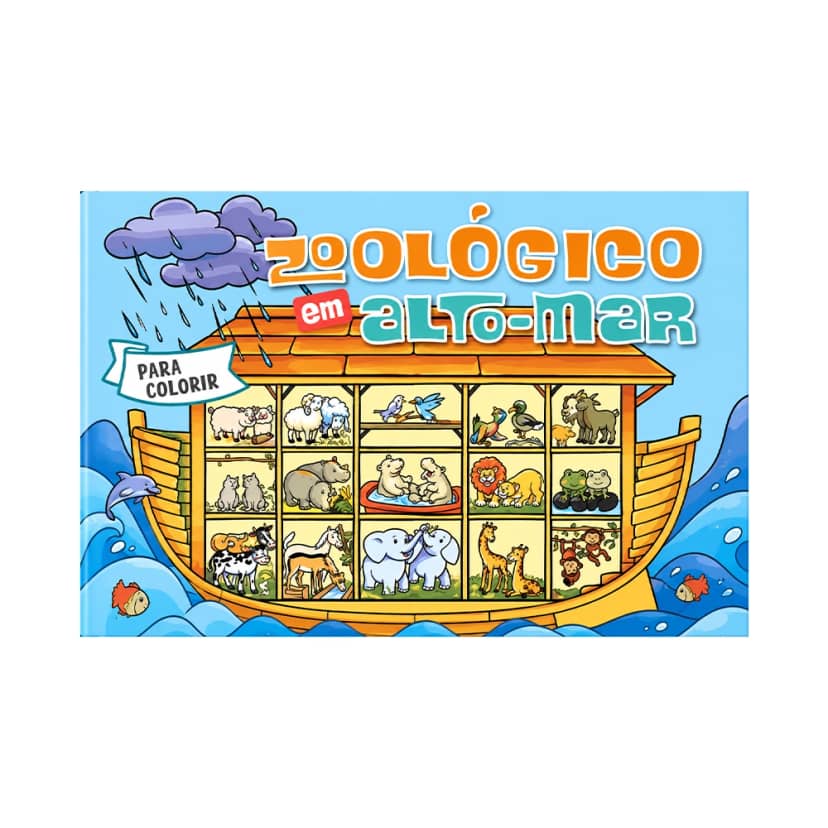 Zoológico em Alto-Mar: Livro de Colorir | CPB