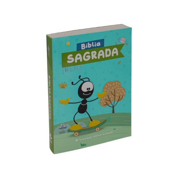 Bíblia Sagrada Azul SBB Smilinguido
