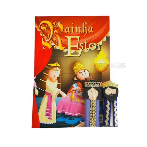 Livro com Dedoches Little Pearl Books Ester