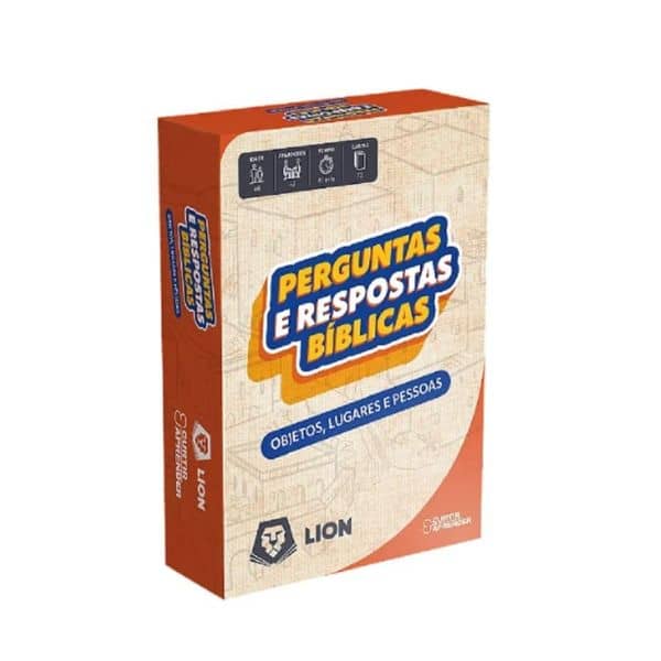 Jogo Cartas +Livreto Lion Perg E Resp Biblicas