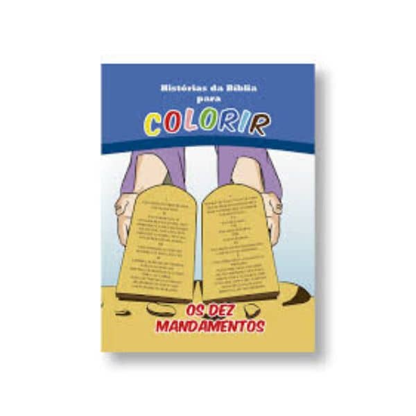Historias Biblicas 10 Mandamentos para colorir