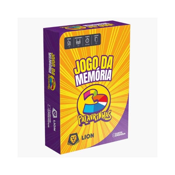 Jogo da Memória Lion 3 Palavrinhas