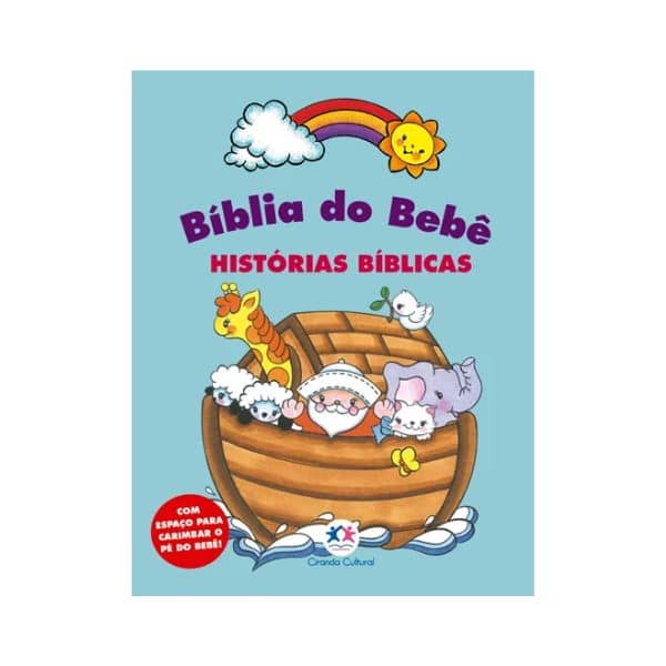 Bíblia do bebê Ciranda Cultural Capa dura
