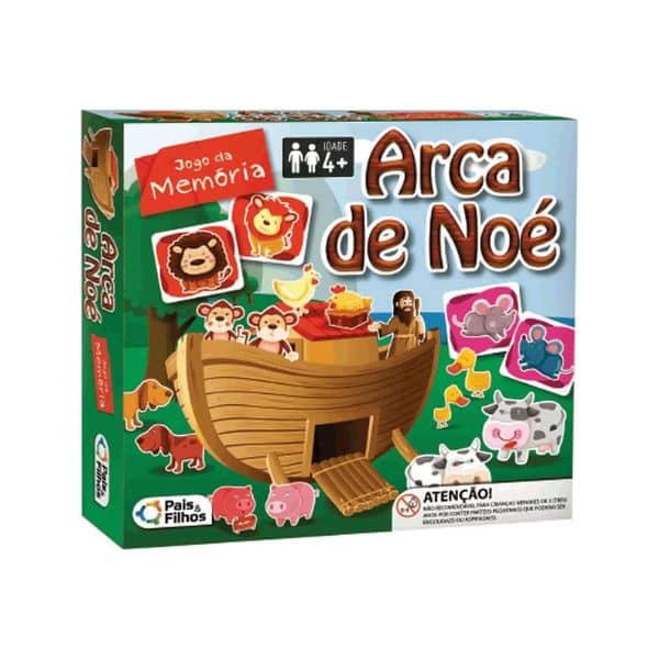 Jogo da Memoria Pais & Filhos 40 peças