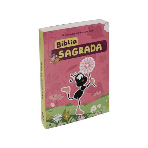 Bíblia Ntlh Flau SBB Capa flexível rosa