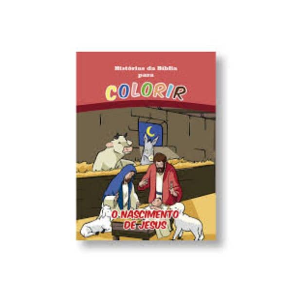 Historias Biblicas Nascimento Jesus para colorir
